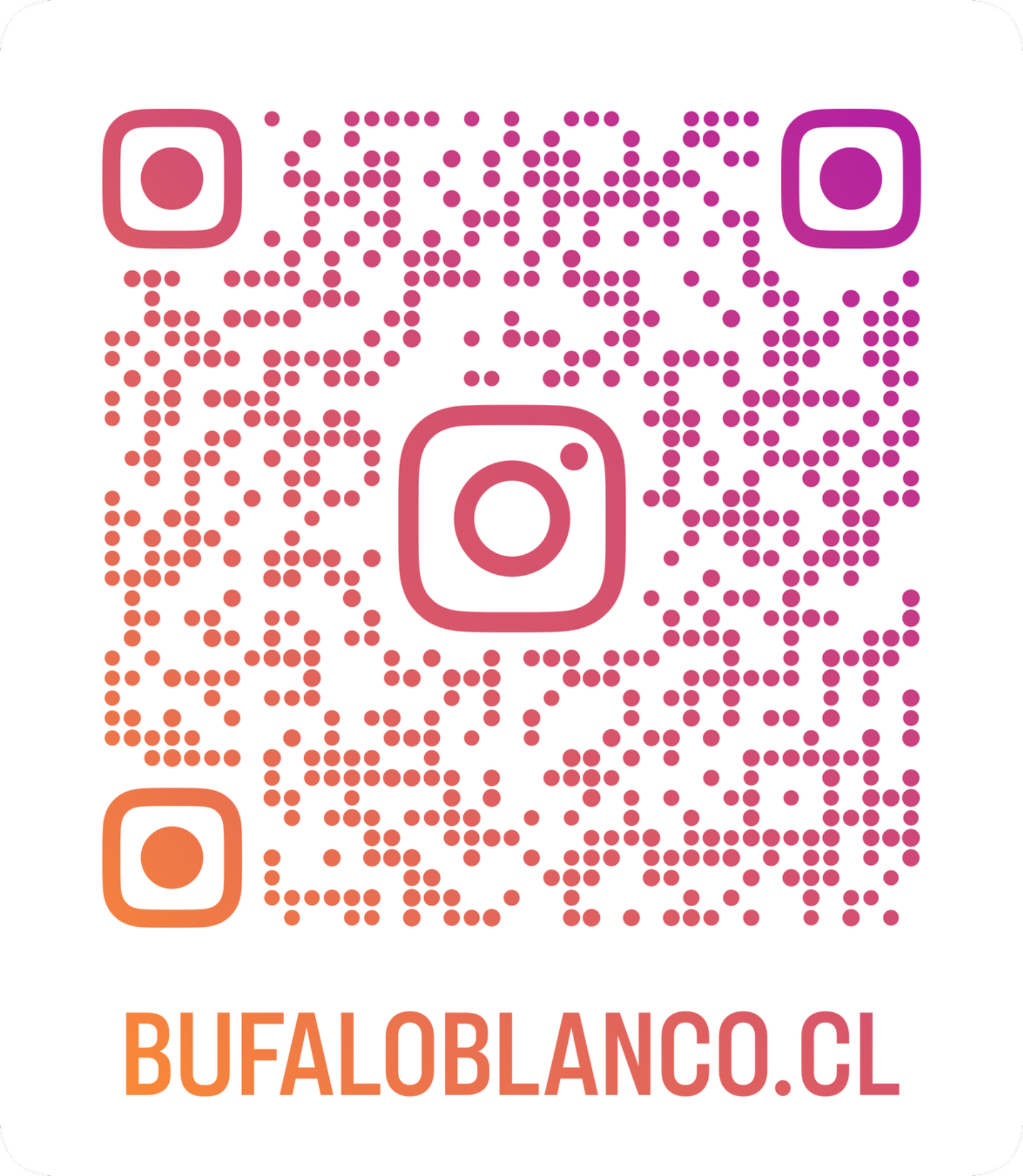 QR Instagram de Búfalo Blanco